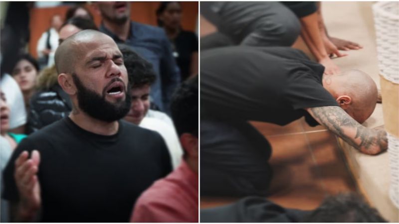 Tras haber estado preso por violación, Dani Alves se convirtió en predicador